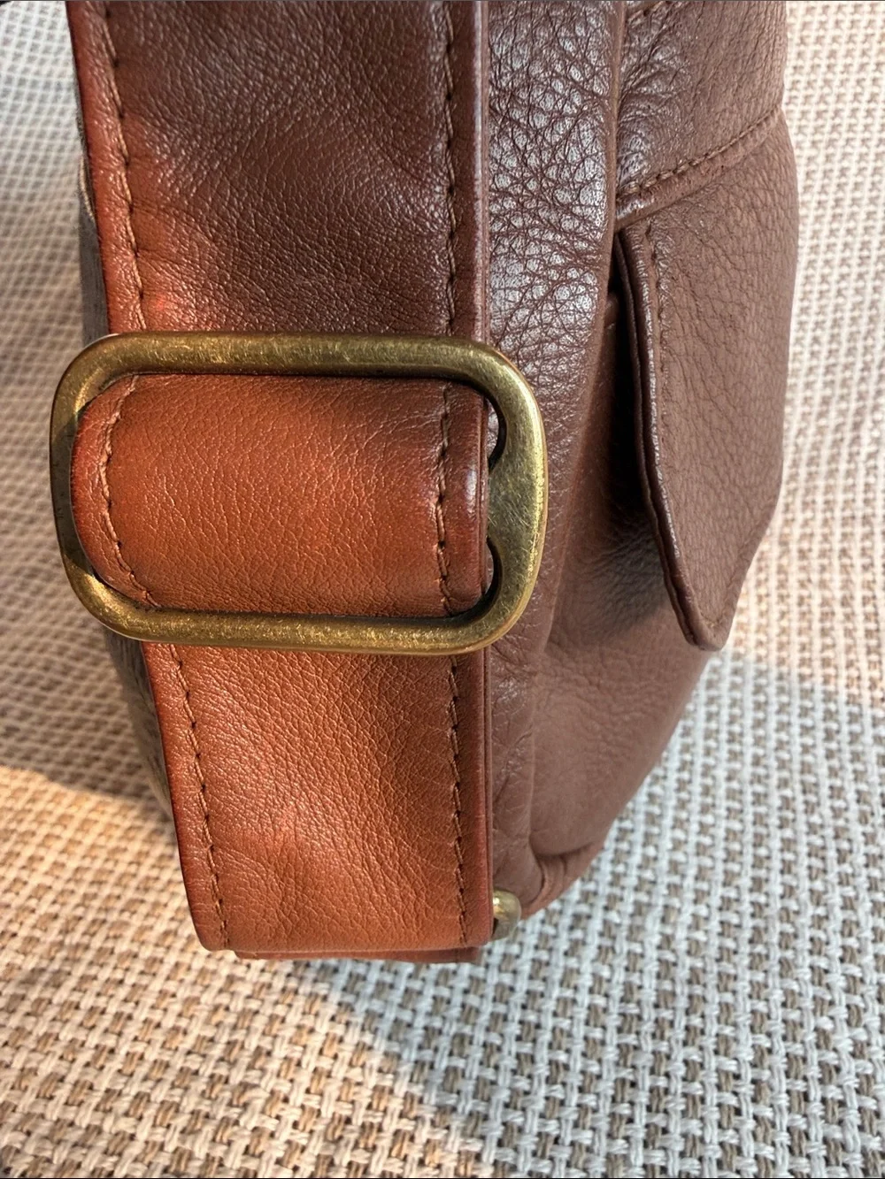 AmeriBag Healthy Back Bag in brown